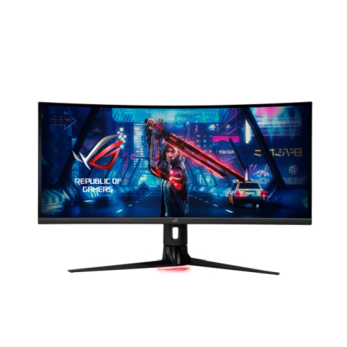 Asus 34" ROG STRIX UWQHD Ultra-wide Curved Gaming Monitor (XG349C), 3440 x 1440, 1ms, OC 180Hz, sRGB, HDMI, DP, USB, Speakers, RGB, VESA