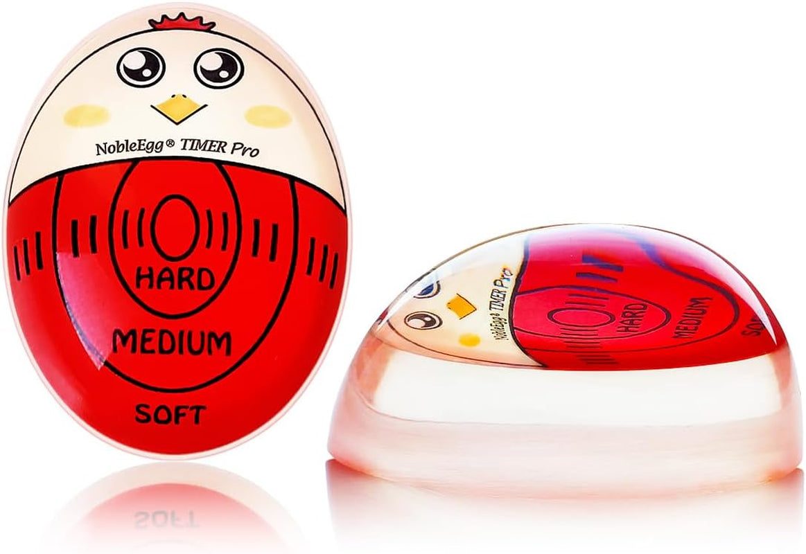 Egg Timer Pro for Boiling Eggs | Soft Hard Boiled Egg Timer That Changes Color When Done | No BPA, Certified